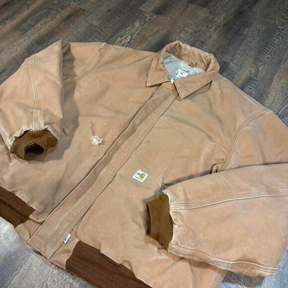 Carhartt Other - 2011 Carhartt Flame Resistant Tan Detroit Style Jacket